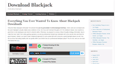 Desktop Screenshot of downloadblackjack.com